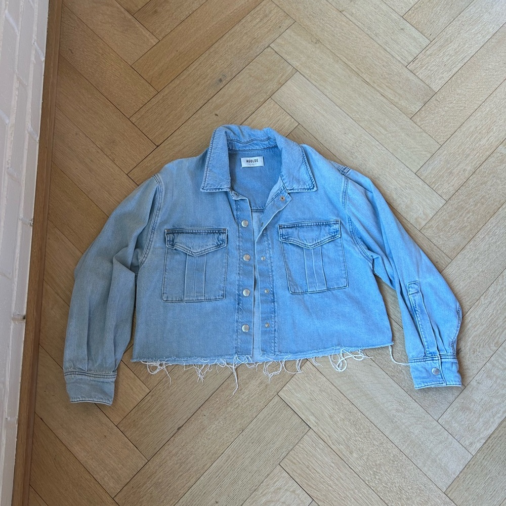 Agolde Denim Jacket - Light Blue